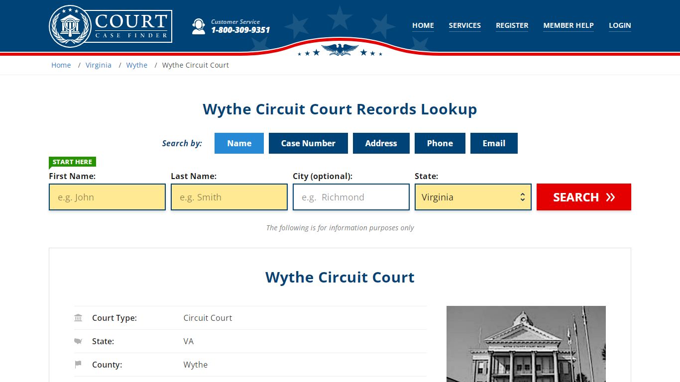 Wythe Circuit Court Records | Wytheville, Wythe County, VA Court Case ...